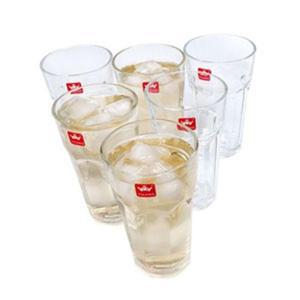 [ME4KN495_52C5]아메리카노 물컵 커피 녹차 찻잔 370ml 6개