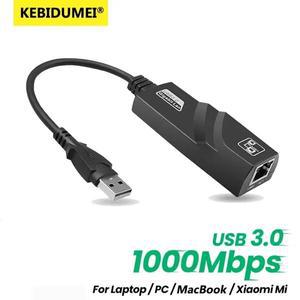 유선 USB 3.0-Rj45 Lan 이더넷 어댑터 10/100/1000Mbp C PC기가비트 랜선 랜 케이블 호환 샤오미 MiBox 네
