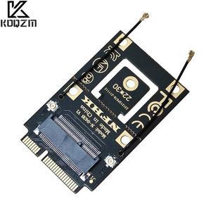 M.2 NGFF-M.2 와이파이 원격 제어 블루투스 무선 WLAN 카드미니 PCI-E PCIe USB 어댑터 Intel AX200 9260