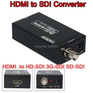 미니 HDMI 호환 SDI SD-SDI HD-SDI 3G-SDI 컨버터 변환기 HD 1080P 비디오 오디오 어댑터 PC DVD용 파워 서