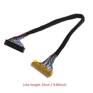 DN59 8비트 LVDS 케이블 FIX-30 핀 2ch 17-26인치 LCD/LED 패널 컨트롤러용 25cm