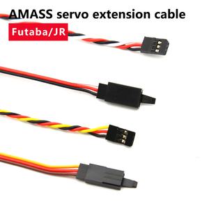 AMASS JR FUTABA 서보 연장 리드 와이어 케이블 풀림 방지 150mm 300mm 450mm 600mm 900mm RC 비행기 쿼드