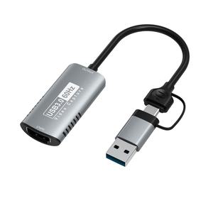 ABGZ-1080P 비디오 캡처 카드 노트북 PC 게임 카메라 라이브 스트리밍용 4K HD 소스 USB/C타입 21 녹화 60H