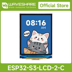 Waveshare ESP32-S3 디스플레이 개발 보드 240  320 픽셀 32 비트 LX7 듀얼 코어 프로세서 포함 ESP32 2 인