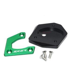 가와사키 ZX6R 용 킥스탠드  플레이트 사이드 익스텐션 패드 ZX10R ZX 6R 바이크 오토바이 액세서리