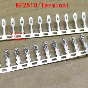 100 개/몫 KF2510-T 압착 단자 암 하우징 2.54MM 간격 커넥터