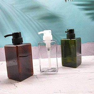 [셀러허브 패션][JHQSS7MC_52CW]샴푸 사각 디스펜서 브라운 펌프 450ml