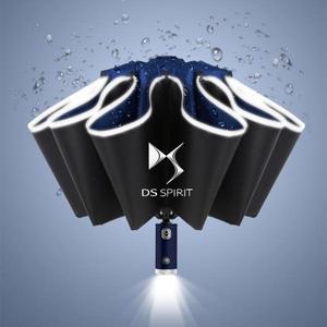 반사 스트라이프가 있는 자동 우산 DS 스피릿 5LS 와일드 루비스 Led 라이트