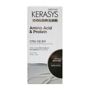 애경 케라시스 컬러랩 단백질 크림 염색 내추럴브라운 1개 염색약 헤어 아미노 프로틴