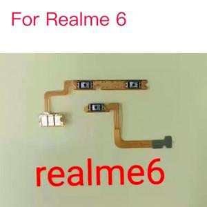 Realme 6 전원 볼륨 버튼 플렉스 케이블 사이드 키 스위치 켜기/끄기 컨트롤 수리 부품