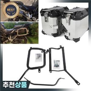 Benelli TRK502X 용 알루미늄 합금 오토바이 탑 박스 수하물 Panniers Saddlebag 브래킷 랙 사이드 트렁크