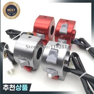 야마하 RSZ CYGNUS-X BWS 125 용 전기 오토바이 스쿠터 핸들 바 컨트롤 라이트 혼 스위치 3D CNC7 8 22mm 2