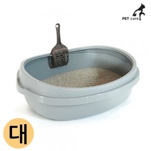 푸르미 고양이 화장실 (대) (라이트그레이)
