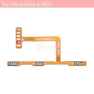 Infinix Note 8 X692 전원 켜기 끄기 스위치 및 볼륨 사이드 단추 플렉스 케이블