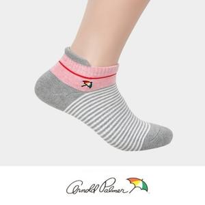 (나나)아놀드파마 발목 포인트 로고자수 여성 파일미니단목 양말