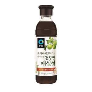 [청정원](강남점) 프로바이오틱스가 살아있는 건강한매실청 650g(1개)