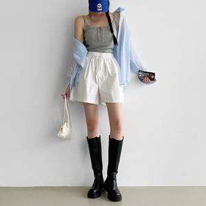 쿨썸머 4부 버뮤다 밴딩 팬츠