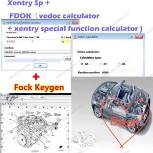 100% 2024 최신 소프트웨어 DAS Xentry 특수 기능 계산기 FDOK Vedoc Keygen MB Star C3 VCI  도움말