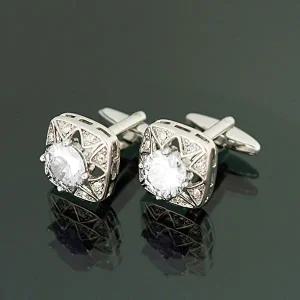 찰스톤 커프스버튼 셔츠 cufflinks 정장 슈트 화이트-W4A0E5F