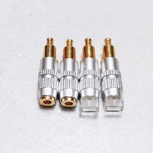 HIFI MMCX 3.5 암-오디오 테크니카 A2DC 수 플러그 핀 1 쌍 (L + R) 어댑터 컨버터 0.78mm