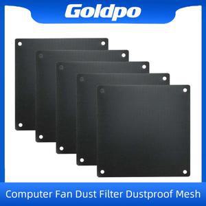 [PCstore]5PCS 80mm 120mm Cuttable 검정색 PVC 팬 먼지 필터 방진 케이스 컴퓨터 메쉬 냉각 초 미세 커버