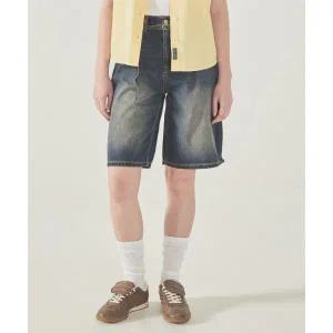 후아유 WHO.A.U 셀럽픽 Bermuda Denim Shorts(F) WHTJF2442F 57436