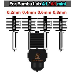 Bambu A1 미니 어셈블리 핫 엔드 키트 용 1PC 0.2 3D 프린터 교체 가능한 노즐 mini