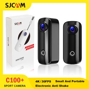SJCAM C100 Plus 또는 C100 액션 캠 4K 또는 2K 2.4G WiFi 30M 방수 케이스 스포츠 카메라 블랙 화이트