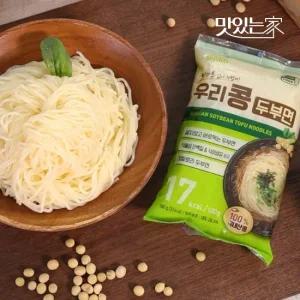 100g당 17kcal 바로먹는 두부면 180g x 5팩 해썹인증