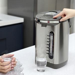 업소용 차 자동급수 보온포트 1p 대용량 전기 온도조절 온수통 스텐 물 라면 잠금 5L