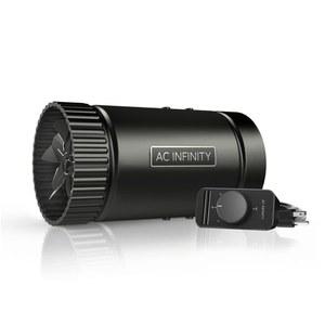 AC Infinity RAXIE S4, 인라인 부스터 덕트 팬 4인치(스피드 컨트롤러 포함) - 저소음 HVAC 송풍기는 지하실, 욕실, 주방, 작업장용 팬이 될 수 있습니다
