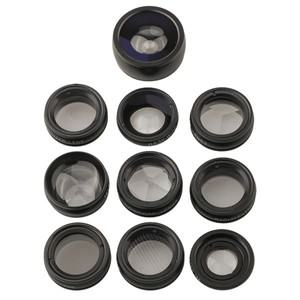 수족관 사진 클립 직경 17mm 스마트 폰 카메라  10 In 1 전화 세트 매크로 2x 망원