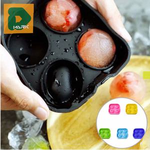 동그란얼음틀 메이커 볼 얼음 몰드 아이스 왕 컨테이너 트레이 얼리는 홈텐딩 구슬 통 휴대용 실리콘 틀