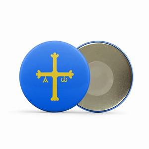 Asturias 냉장고 자석 메시지 보드 스티커, 홈 데코, 지지대 회사 광고 로고, 맞춤형 크리에이티브 선물,