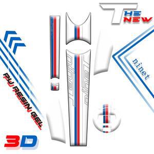 호환 바이크  반사 3D 젤 프론트 탱크 스티커 페어링 번호 보드 보호기  호환 R NINET 2014   인기