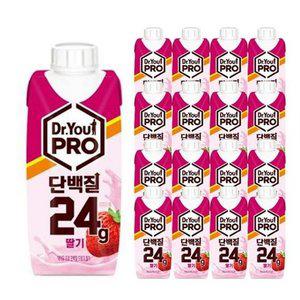 고품질 닥터유프로 단백질드링크 딸기 250mlx24입 오리온 (WFGHRAE)