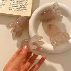 만능 마사지 두피 3COLOR 괄사 지압 문어 두피 마사지 기기 얼굴괄사