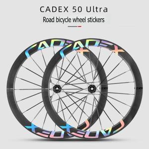 자전거헬멧 스티커 CADEX 50 ULTRA 도로 자전거 바퀴 스티커 사이클링 방수 장식 필름 림 데칼 액세서리 로