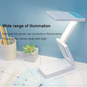 접이식 LED 책상 램프 충전식 배터리 특정 눈 보호기 기숙사 휴대용 대형 테이블 용량Led 야간 조명
