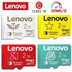 레노버 마이크로 TF SD 카드 클래스 10 256GB 메모리 128GB 카메라 태블릿 드론 , 2TB, 1TB