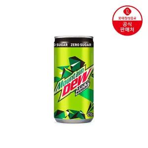 [본사직영] 마운틴듀 제로 슈거 210ml x 60캔