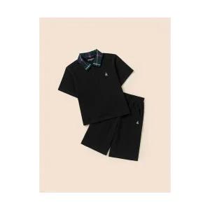 빈폴 키즈 BEANPOLE KIDS 뉴 해릿체크 반팔 카라 상하세트 블랙 BI5742U065 737161