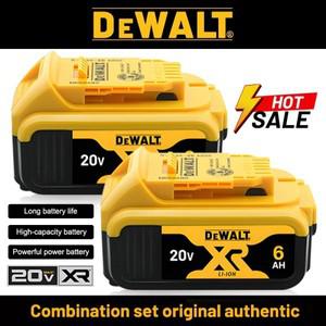 정품 DeWalt 20V 배터리, 18V/20V, 최대 DCB203 DCB184,DCB200,DCB 182180 , DCB181,