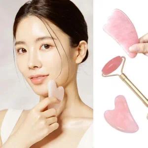/와인앤쿡 장미스톤 바디 괄사 마사지 1개(디자인 택1)
