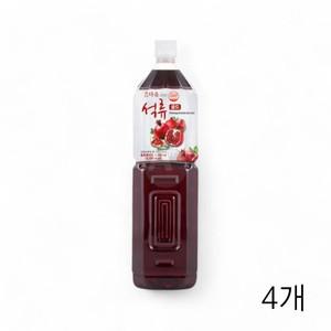 [하프클럽/알티피아]참다음 석류 골드 6배희석 1.5L X 4개 음료베이스