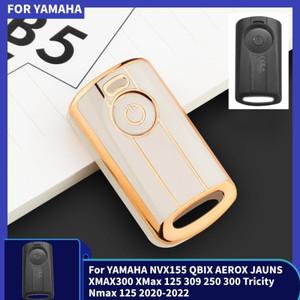 TPU 새 커버 키 케이스 야마하 호환 NVX55 QBIX AER JAUNS XMAX300 XMax 25 309 Tricity Nmax