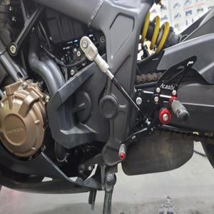 아라시 바이크 오토바이 발받침 풋페그 페달 풋 페그 후방 세트 발 받침대 혼다 호환 CBR650R 용