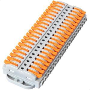 레버 와이어 너트 커넥터 DIY 커넥터(24-12 AWG) 푸시인 전기 연결 단자 케이블 0.2-4.0mm²