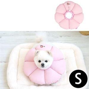 넥쿠션 패리스독 카라 (핑크) (S) (애완용 넥카라)