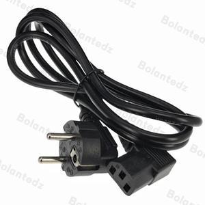 5M/5FT IEC 320 C3 주전자 90 직각 유럽 유로 2 핀 원형 AC EU 플러그 전원 케이블 리드 코드 PC 50CM